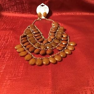 Brand new 2 piece necklace and earrings set.